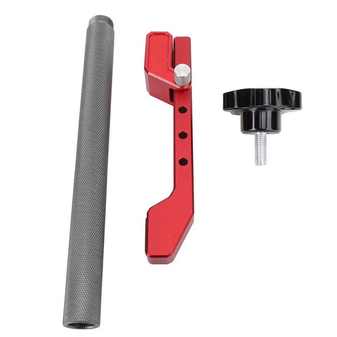 Pro Grade 19mm Anti Scratch Bench Dog Clamp For Woodworking, aluminum build, separate components view
