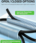 Heavy Duty Flame Resistant Corrugated Cable Conduit Featuring Flexible Wire Cover Sleeves In Slick Gray Double Wave Build for cable protection options.