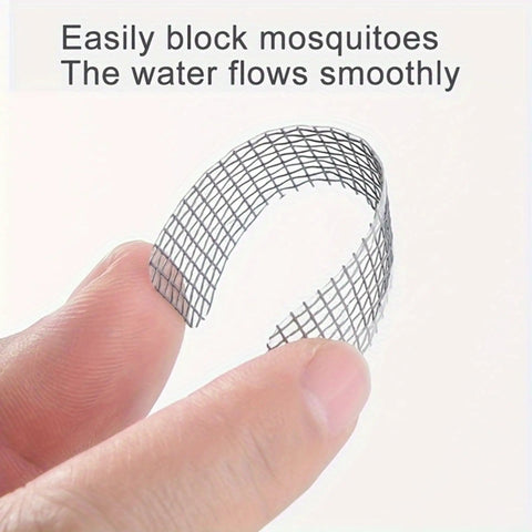 Close-up of a self-adhesive mesh from the 50 Piece Window Screen Repair Kit With Self Adhesive Patches And Mesh No Tools Needed