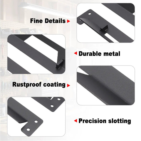 Beefy Underbody Truck Tool Box Mounting Bracket Kit With Screws For Trailer Underbody Boxes Rugged Heavy Duty Mounting System