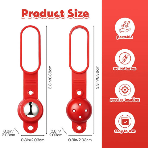 Heavy Duty 2 Pack Magnetic Stud Finder With 27 Lbs Pull Force, No Fuss Battery Free Wall Scanner For Drywall Wood And Tile, Quick Locate Metal Nails And Screws Through Wallboard, Solid Grip Garage Workhorse size comparison of two red magnetic stud finders