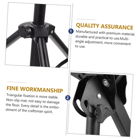 Close-up of Flat Out Killer Heavy Duty Alloy Drum Rack adjustment mechanism, showcasing durable alloy and design features.