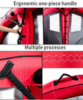 Inflatable Wing Surf Kite For Foil Surfing Five Square Meters Handheld Wing Foil Kit, ergonomic handle, red polyester details