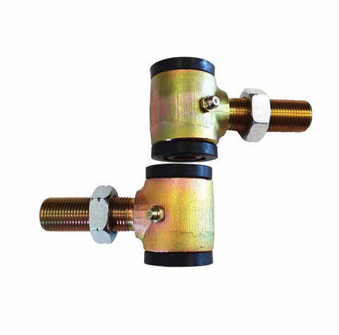 Three Quarter Inch Threaded Bushing Kit Left and Right for Four Link Suspension with One Half Inch Bolt Holes and Polyurethane Bushings