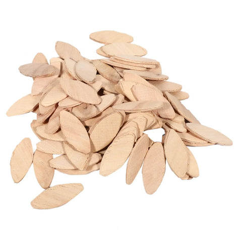 600 Piece No 20 Flat Round Beech Wood Plugs For Tenon Machine And Butt Joiner Dead Nuts Reliable Trade Gear stacked on white background.