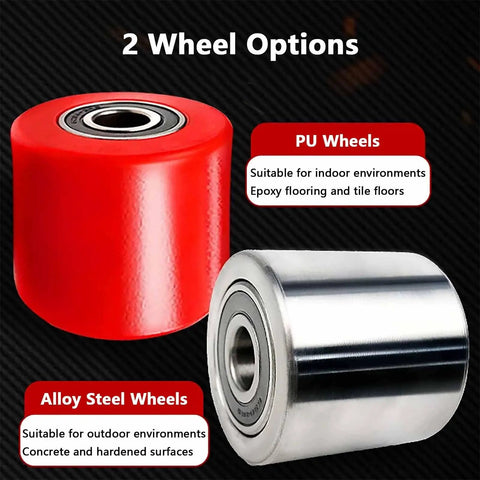 Heavy Duty Industrial Roller Skates For Moving Tonage Loads With 360 Degree Swivel Base And Non Slip Tray with red PU and alloy steel wheels.