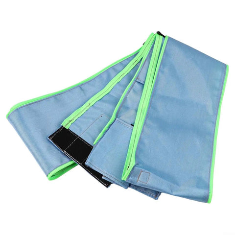 Heavy Duty Nylon Protective Sleeves For Vacuum Hose D27 And D32mm Dust Extractor Cover Guard in blue with green trims.