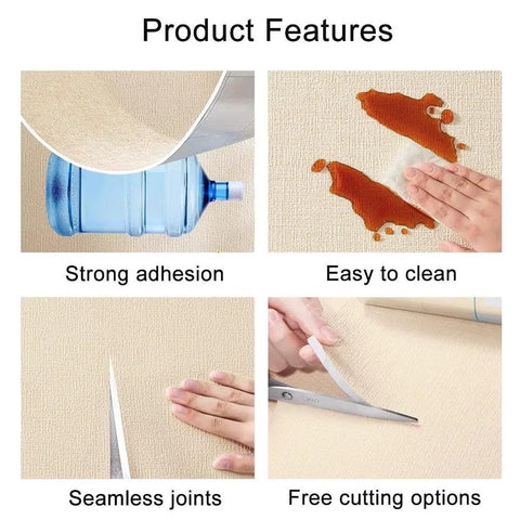 Nine Millimeter IXPE Foam Wall Panels Peel And Stick For Interior Basement Finishing Self Adhesive Thermal Shield No Sweat DIY features strong adhesion, easy cleaning, seamless joints, and free cutting options.