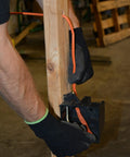 Person installing 100 Foot 10/2 NM-B Romex Copper Wire With Ground For Dry Location Residential Wiring, SIMpull Jacket.