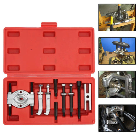 9 Piece Bearing Puller Set Handy Mini Bearing Separator And Splitter Portable Heavy Duty Metal Bearing Removal Tool Kit