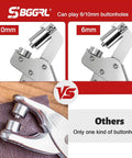 Comparison of dual-size grommet kit versus standard with 1/4 and 3/8 inch punches, focusing on 10mm and 6mm dies