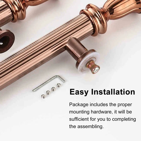 Built Tough Waterproof Stainless Steel Barn Door Pull Handle With Adjustable Frame Kit, includes installation hardware.