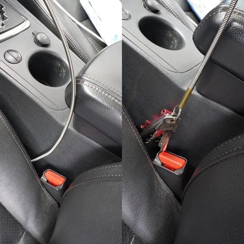 Magnetic Pickup Tool Set Pack Of Two With A Flexible 2 Pound Magnet retrieving keys from car seat gap