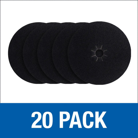 Silicon Carbide Floor Sanding Discs 16 Inch Cloth Back 2 Inch Center Hole Grit 60X Pack 20 Pro Grade For Hardwood And Concrete Refinishing