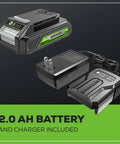 2.0Ah USB Power Bank Battery and 2A Charger from Cordless Oscillating Multi Tool For Cutting Scraping Sanding And Nailing