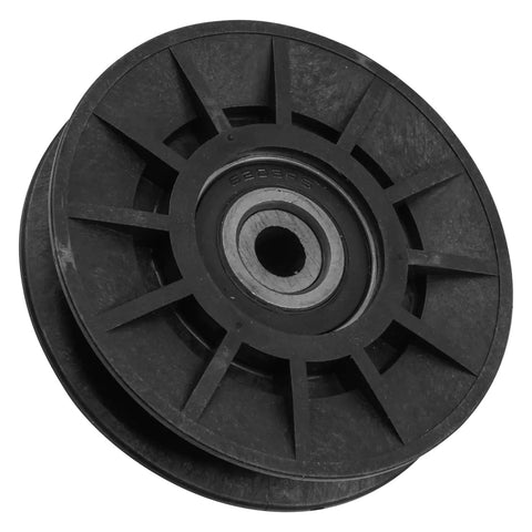 Premium Replacement Drive Idler Pulley Fits Dixon Tractor Models D25K48yt D2654Gt And More, black plastic pulley.