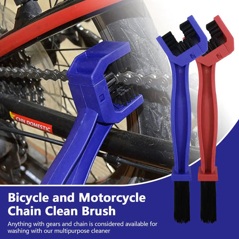 Four Piece Bike Chain Washer Cleaner Set With Four Color Brushes For Bikes And Motorcycles Crankset Scrub Tool