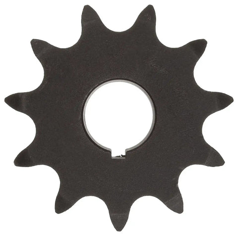 Heavy Duty Roller Chain Sprocket With Type B Hub Bored To Size For Single Strand 80 Chain Using 45 Teeth 1 Inch Pitch And 1.375 Inch Bore, black metal design.