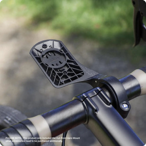 Out Front Mount For Wahoo ELEMNT ROAM And Bolt 3 GPS Cycling Computer With Aerodynamic Front Bracket on bike handlebar