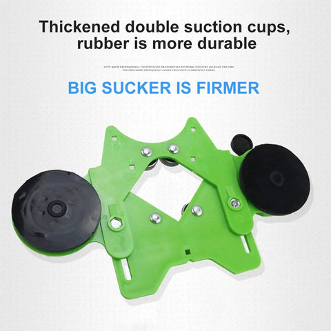 Kick Your Renovation Up A Notch With This 16 Piece Diamond Hole Saw Kit. These Wet Dry Tile Cutters Drill Smooth Holes In Glass Marble Granite And Ceramic Tiles From 6 To 50 Mm Using Our Dual Suction Guide For Precision. green dual suction guide for tile hole saw kit
