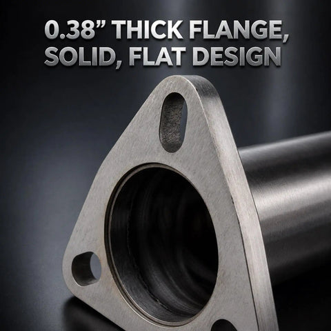 Hot Rod Ready Universal Exhaust Flange Repair Kit Built With Premium T304 Stainless Steel 0.38 inch thick flange design