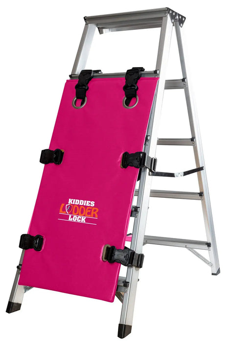 Kid Friendly Ladder Lock For Bunk Beds Pink Prevents Access To Ladders With Easy Install Ladder Cover Guard To Prevent Falls And Accidents