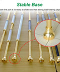 95cm Tall Handrail Post With Installation Kit, Adjustable Banister Spindle For Indoor Home Stairways, Sturdy Aluminum Pillar detail of stable base