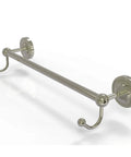 24 Inch Towel Bar With Integrated Hooks In Polished Chrome Solid Brass Construction Concealed Mounting Hardware Space Saving Design