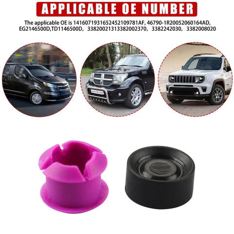 2 Piece Transmission Gear Shift Cable Bushing Repair Kit Install Tool with applicable OE numbers for various cars