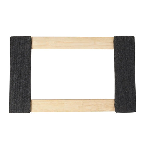 Heavy Duty Moving Dolly Featuring Tough As Nails Hardwood Platform And Smooth Riding Nonmarking Rubber Casters For Zero Hassle Furniture Hauling Up To 1000 Pounds, hardwood and rubber pad corners.