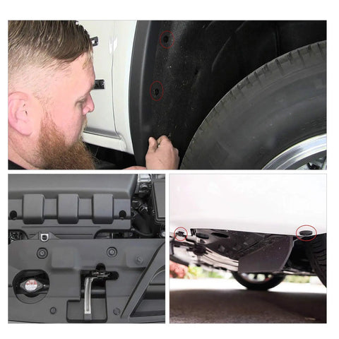 Installation of Engine Under Cover Push-Type Retainer Clips For Lexus And Toyota Vehicles 90467-07201