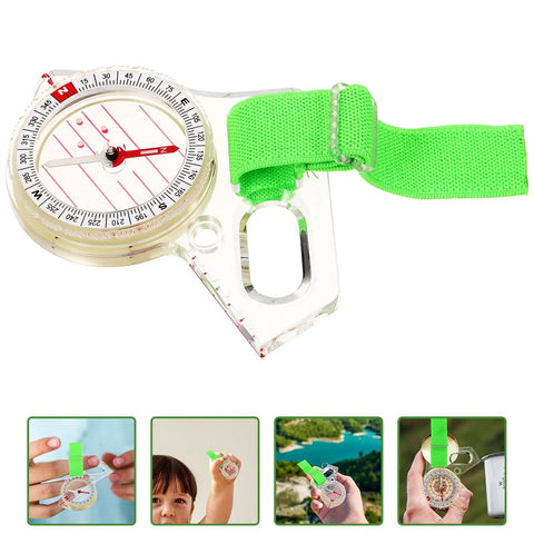 Trail Ready Thumb Orienteering Hiking Compass With Quick Reset Needle Pocket Size For Outdoor Navigation And Backpacking Adventures