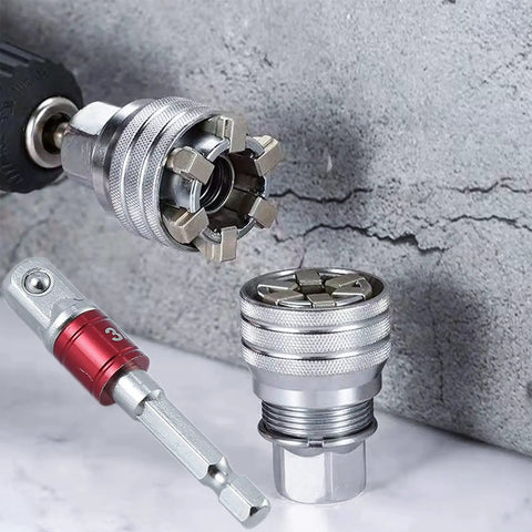 Upgraded Multi Function Universal Socket Wrench Tool Three Eighths To Three Quarters Inch Adjustable Self Adjusting