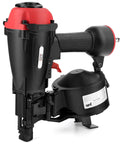 Coil Roofing Nailer For Three Quarters Inch To One And Three Quarters Inch Nails, Pneumatic Roof Nail Gun With Quick Shingle Guide