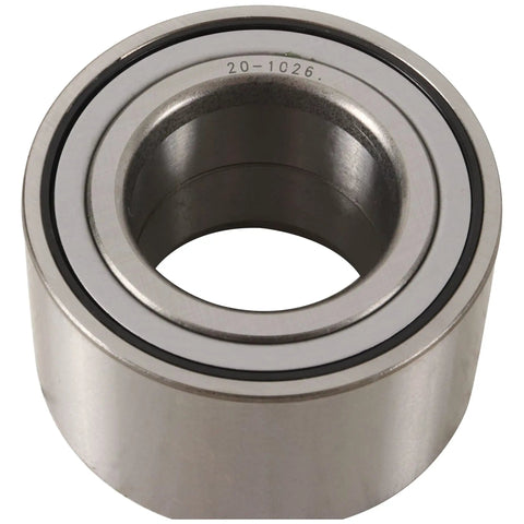 Front Wheel Bearing Kit For Arctic Cat ATV 1000 250 300 Replacement Ready To Roll Bolt On Heavy Duty Bearings With Lifetime Warranty For Smooth Spin And Easy Install Fitment, silver steel bearing close-up