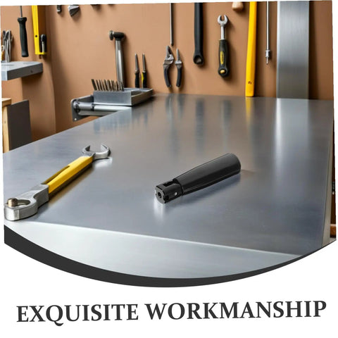 Folding Revolving Handwheel Crank Handle For Lathe And Milling Machines Featuring Kickass Ergonomic Grip With Ridiculously Smooth Rotation And No Sweat Portability Setup on a workbench.