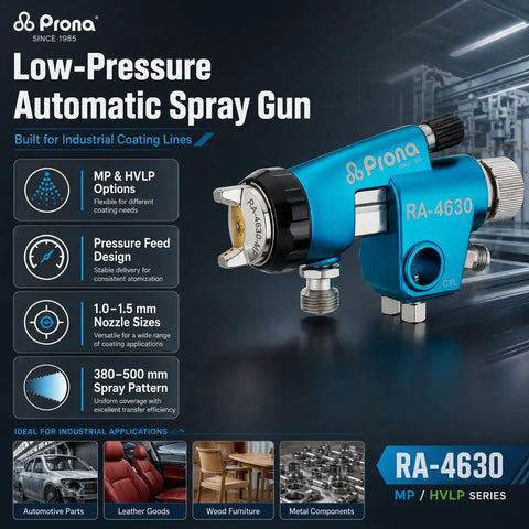 Top Shelf Hvlp Gravity Feed Spray Gun Built Tough With 1.5 Mm Nozzle To Pull Off Killer Automotive And Furniture Paint Jobs With Smooth Even Coverage All Day Long, close-up of nozzle and design.