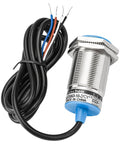 Shielded 30Mm Capacitive Proximity Sensor Switch Built To Last LJC30A3-10-ZCY With PNP No NC Output, coiled wires visible