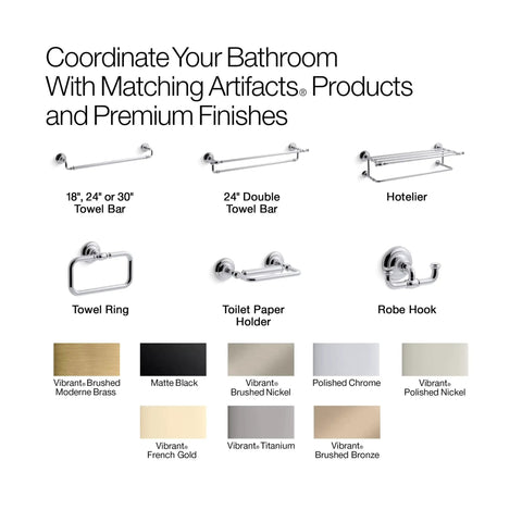 Bathroom hardware collection with Artifacts Double Robe Hook Polished Chrome Heavy Duty Metal Bathroom Hardware With Extra Storage