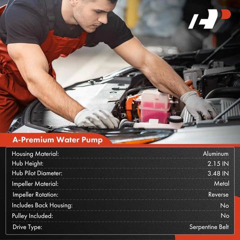 Engine Water Pump Replacement 3.8L GM V6 Vehicles Including Camaro Impala Lumina Monte Carlo Firebird Buick LaCrosse installation
