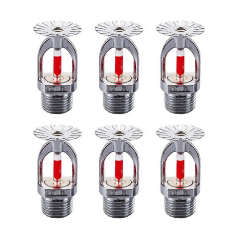 Top Notch Kickin Antifreeze Sprinkler Head With 68 Degree Fast Pop Response, six copper heads for outdoor irrigation projects.