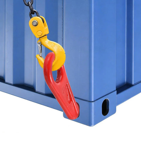 Heavy Duty Lifting Hooks For Shipping Containers With Clear Left And Right Safety Guidance Forged Steel Durable Dockside Gear