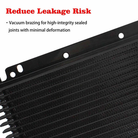 Vacuum sealed joints of Premium Transmission Cooler Kit For Subcompact To Compact Cars, Keeps Transmission Temps In Check