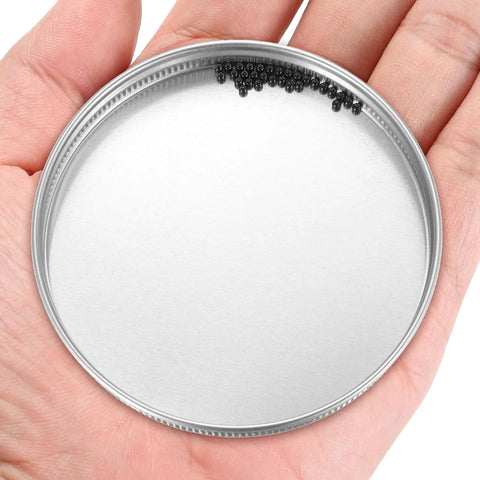 Ceramic bearing balls, 2 mm silicon nitride (Si3N4), 50 pcs in metal tin lid