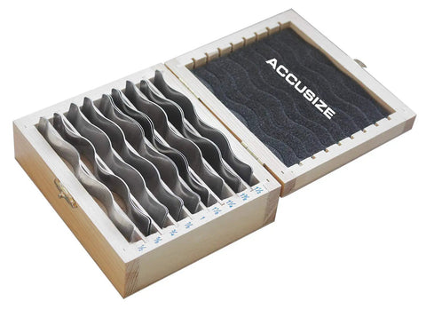 9 Pairs Wavy Parallel Set From 1/2 To 1-1/2 In By 1/8 In Increments, 4 5/8 In Long, High Quality Spring Steel Parallels For Precision Machining Setup And Fixturing, Accurate Alignment For Milling And Grinding