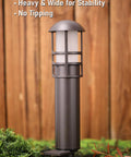 8-Pack Low Voltage Landscape Pathway Lights 3W Bollard LED 12 To 24 V, 3000K Warm White, ETL Listed Aluminum, 360 Degree Coverage