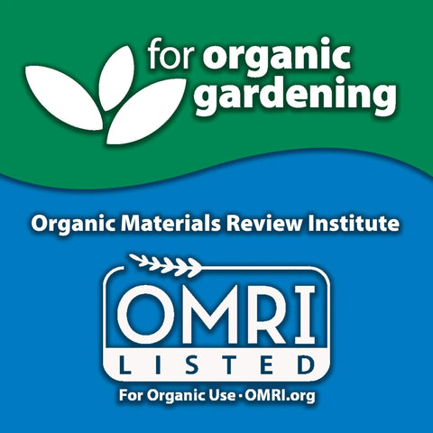 OMRI listed logo for All In One Complete Disease Control Bundled With Measuring Spoon