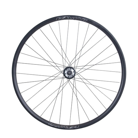 Versatile Mountain Wheelset For 26, 27.5, And 29 Inch Bikes With 6-Bolt Disc Brakes, Front 100mm And Rear 135mm QR Hubs, 14G Stainless