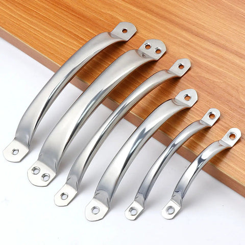 Round Tube Stainless Steel Cabinet Drawer Handle For Doors And Cutting Boards Dope Rustproof Kitchen Hardware Easy Install