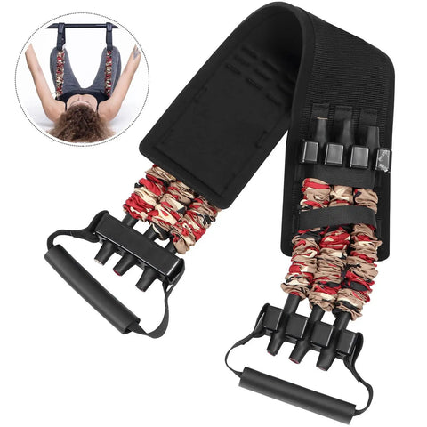 Sturdy Chest Expander Rope For Pectoral Training With Cushioned Waist Lightweight Nylon Build Resistance Bands